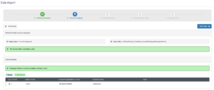 validation of import data